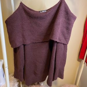 Charlotte Russe off the shoulder sweater